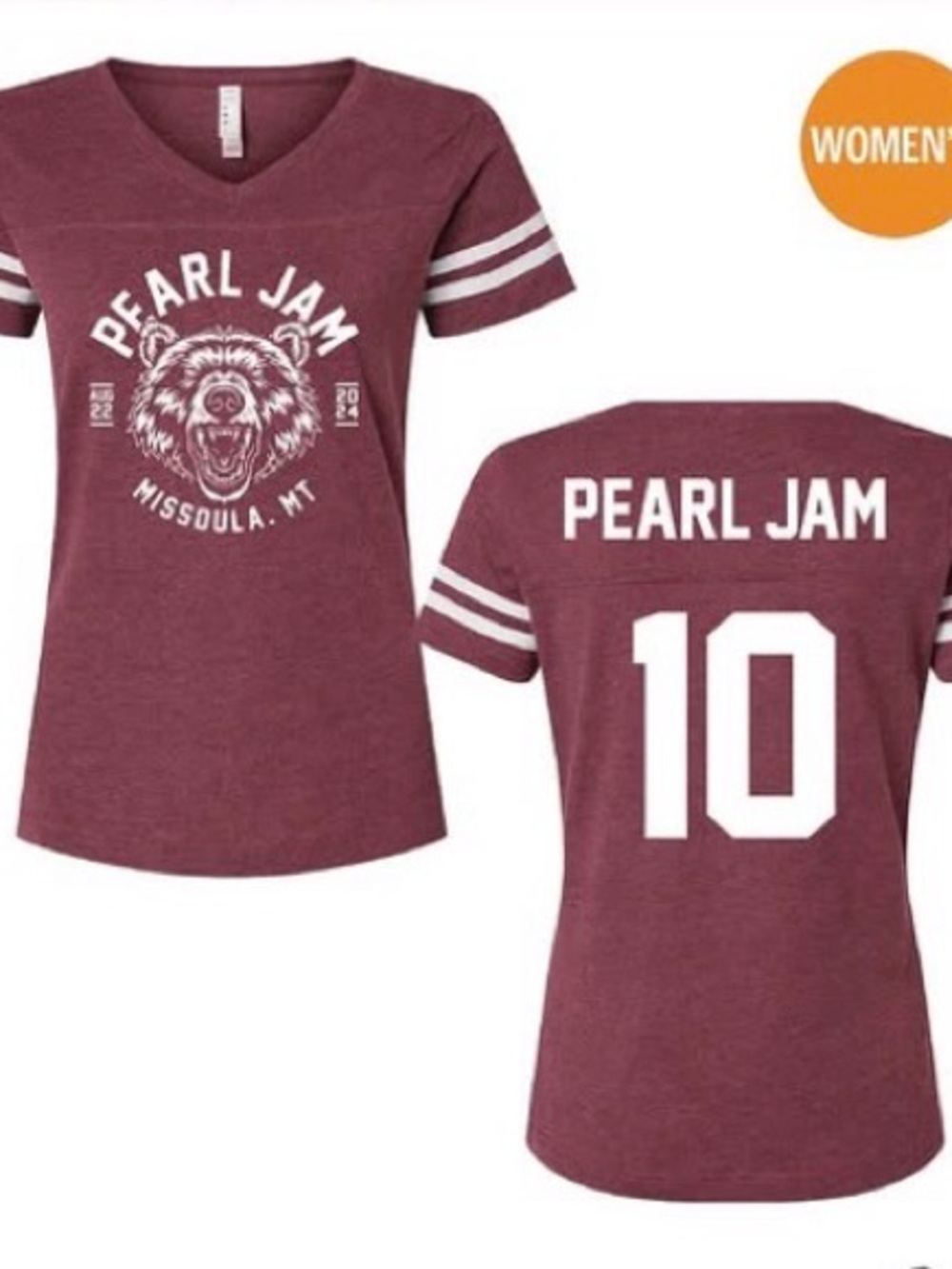 Pearl Jam V-Neck 2024 Missoula Tee